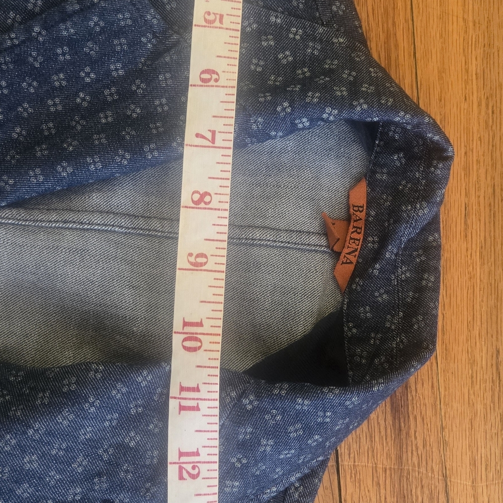 Men's Blue Patterned Blazer - Picture 8 of 10